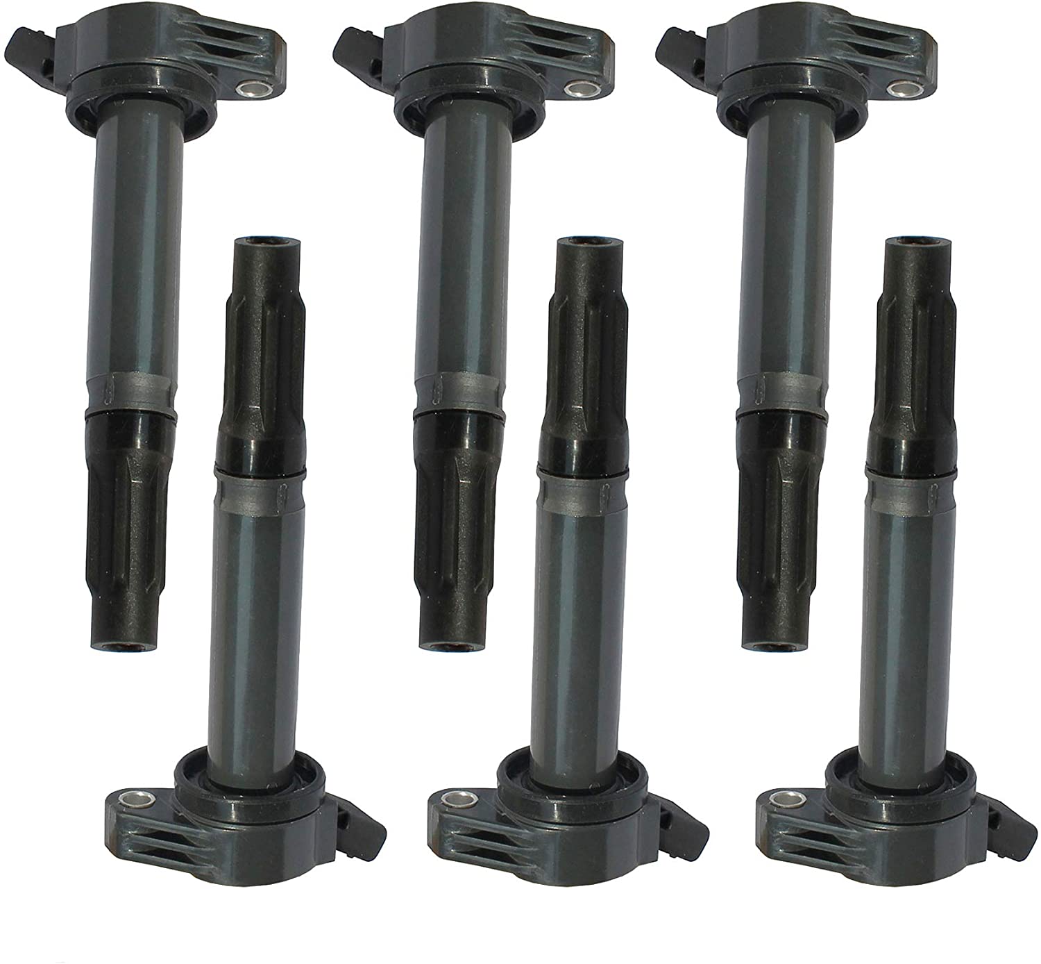 DEAL Pack of 6 New Ignition Coils For Toyota Camry Avalon RAV4 Sienna Highlander Venza - Lexus ES350 RX350 RX450h 3.5L V6 Replacement# UF487 C1601 2GRFE 2GRFXE
