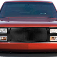 Black Front Bumper Vertical Fence Style Grille Replacement for Chevy C10 C/K-Series Suburban 1500 2500 Tahoe