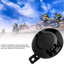 Great-hyc Car Motorcycle Snail Horn 110dB 430HZ Loud Horns Simple to Install for 12V Motorcycle Vehicles Black