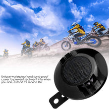 Oenbopo Snail Horn Loudspeaker Loud Electric Universal for 12V Motorcycle Car Black 110dB 430HZ