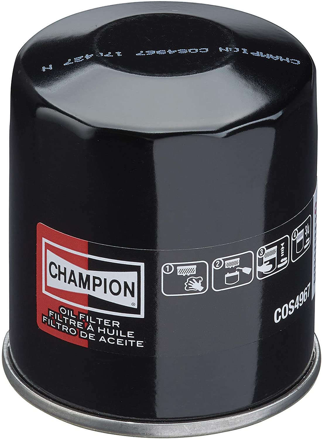 Champion COS4967 Spin-On Oil Filter, 1 Pack
