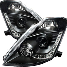 Spyder Auto 5032225 DRL LED Projector Headlights 03-05 350Z