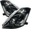 Spyder Auto 5032225 DRL LED Projector Headlights 03-05 350Z