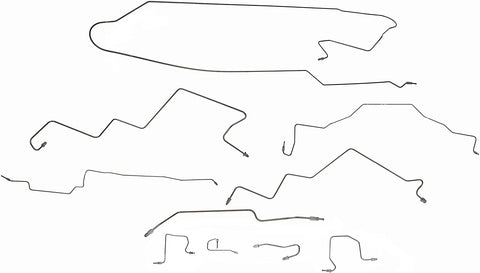 Dorman 919-208 Brake Hydraulic Line Kit for Select Dodge Models (OE FIX)