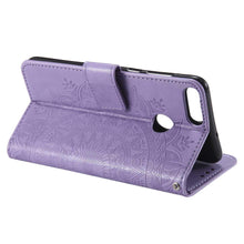 Huawei P Smart Case, The Grafu Leather Case, Premium Wallet Case with [Card Slots] [Kickstand Function] Flip Notebook Cover for Huawei P Smart, Purple