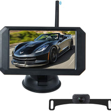 1080P HD Digital Wireless Backup Camera System 5 Inch IP68 Waterproof Color Monitor kit Hitch Rear View