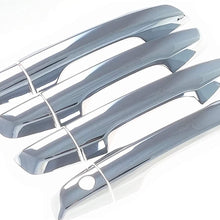 Black Horse Off Road BH-DH276 Chrome ABS 8 Pieces Tape-On Exterior Door Handle Cover Trims