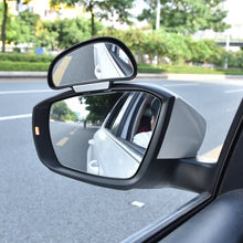 YASOKO Adjustable 360 Degree Rotation Wide Angle Side Rear Mirrors Blind Spot Snap Way Rearview Mirror Universal (Left, Black)