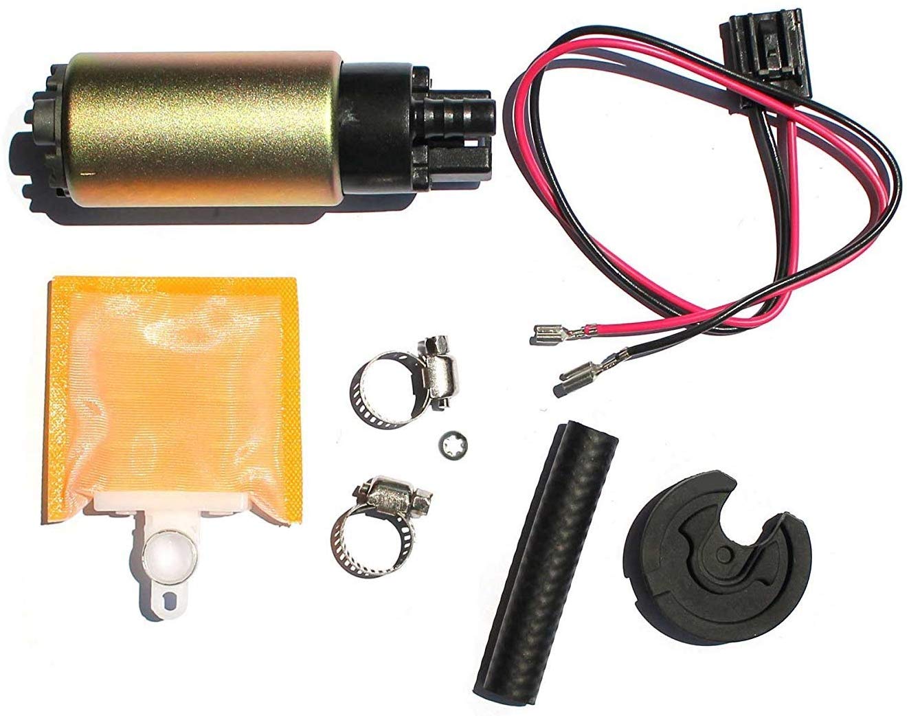 CUSTONEPARTS New Electric Fuel Pump & Install Kit Fit Multiple Models E7154