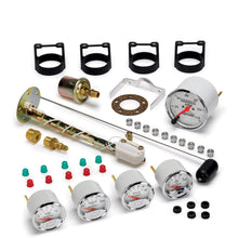 Auto Meter 1300-00408 Arctic White Kit Box with Mechanical Speedometer Gauge for GM - 5 Piece