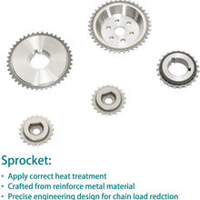 Timing Chain Kit with Tensioner Guide Rail Crank Sprocket Balance Shaft Sprocket | for 2.0L 2.2L 2.4L GM Buick Chevy GMC Pontiac Saturn | Replaces# 9-4201S, 9-4201SX, 9-4202S, 12680750