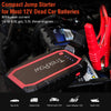 TrekPow A18 800A Peak Portable Car Jump Starter with USB Quick Charge 3.0 (up to 6.0L Gas, 5.0L Diesel Engine), SuperSafe Battery Jumper Pack with Smart Jumper Cables, Type-C Input&Output, Flashlight