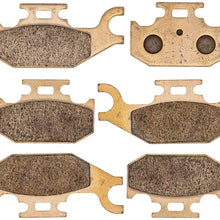 NICHE Brake Pad Kit For Can-Am Commander 705600398 705601147 705600014 705600350 Complete Ceramic
