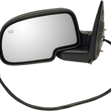 Dorman 955-1276 Driver Side Power Door Mirror - Heated / Folding for Select Chevrolet / GMC Models, Black