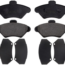 ACDelco 17D600 Professional Organic Front Disc Brake Pad Set