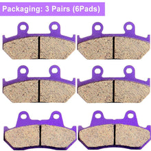 ECCPP Front and Rear Carbon Fiber Brake Pads for Honda GL 1500 Goldwing 1500 SE L 1988-2000