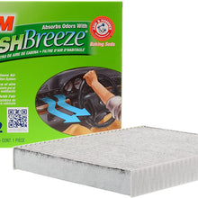 FRAM Fresh Breeze Cabin Air Filter Replacement for Car Passenger Compartment w/Arm and Hammer Baking Soda, Easy Install, CF8644A for Select Volkswagen and Audi Vehicles , white