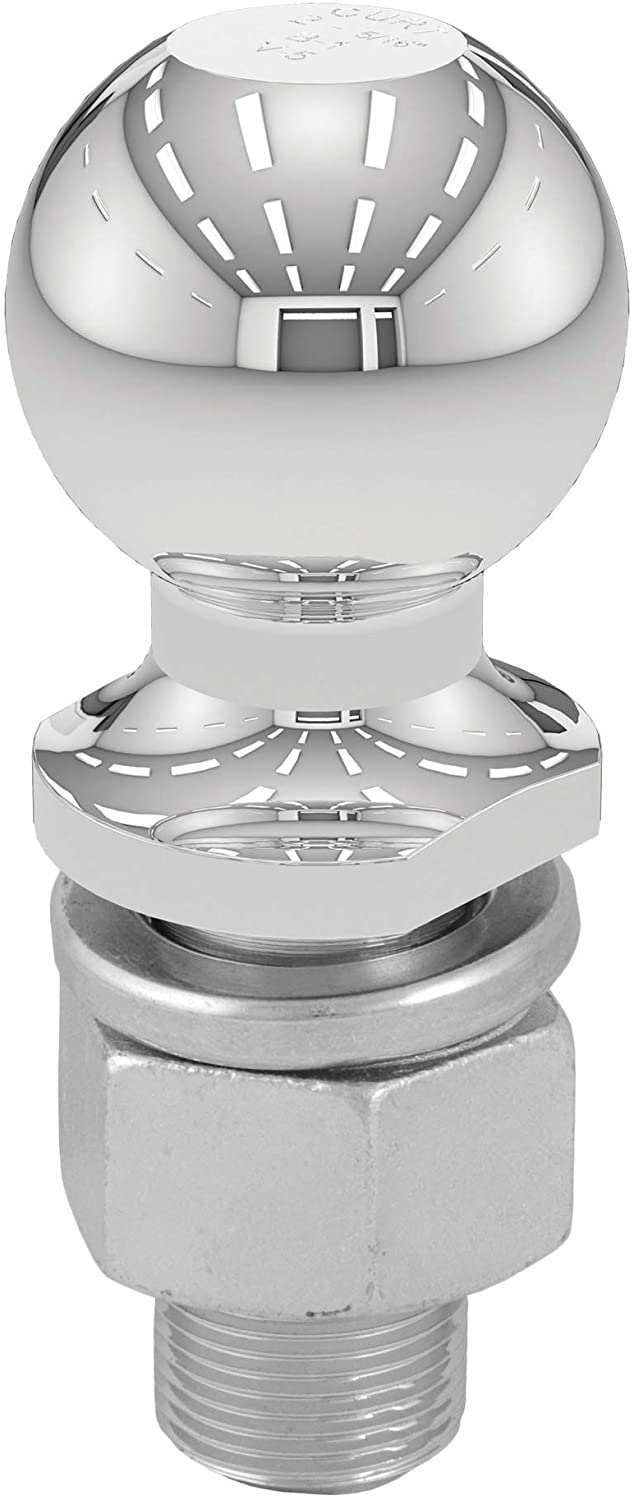 CURT 40030 Chrome Trailer Hitch Ball, 15,000 lbs, 2-5/16-Inch Diameter, 1-1/4 x 2-5/8-Inch Shank