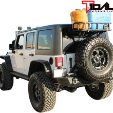 Tidal Black Steel Cargo Basket Fit for 87-18 Wrangler YJ TJ JK