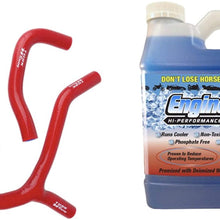 TUSK Red Radiator Hose Kit with Engine Ice Coolant - for Honda CRF450R 2009–2012