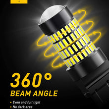3157 LED Reverse Light Bulbs, AUXITO 1400 Lumens 4014 102-SMD 3056 3156 3057 4157 LED Bulbs with Projector for Backup Reverse Lights Tail Brake Signal Lights, 6000K Xenon White
