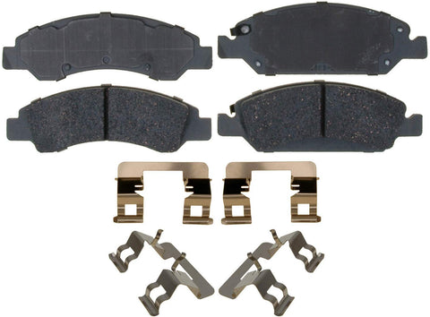 ACDelco 14D1363CH Advantage Ceramic Front Disc Brake Pad Set with Hardware