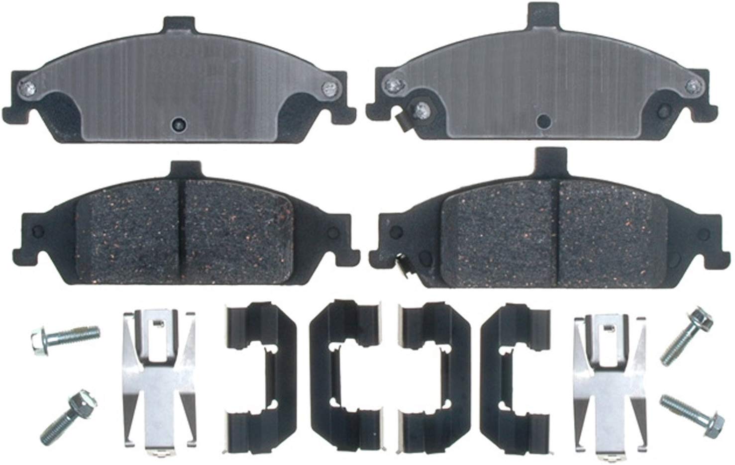 ACDelco 17D727CH Professional Ceramic Front Disc Brake Pad Set