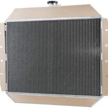 CoolingSky 4 Row All Aluminum Engine Radiator for 1966-1979 Ford F100 F150 F250 F350 Truck丨78-79 Brocon