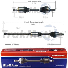 SurTrack Pair Set of 2 Front CV Axle Shafts For BMW E53 X5 2000-2006