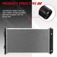 Replacement for Chevy Cavlier/Pontiac Sunfire 1-5/16 inches Inlet OE Style Aluminum Direct Replacement Racing Radiator