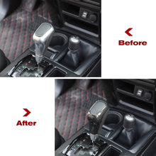 RT-TCZ Interior Trim Cover Gear Shift Knob Cover Trim Bezel Trim Cover ABS for Toyota 4Runner TRD Pro Off-Road 2010-2020 Inner Accessories Carbon Fiber