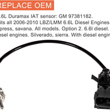 97381182 Intake Air Temperature Sensor Alt. For GM Duramax 2006-2010 LBZ/LMM 6.6L Diesel Engines