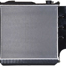 AutoShack RK1669 19.9in. Complete Radiator Replacement for 1987-1995 1997-2006 Jeep Wrangler 2.4L 2.5L 4.0L 4.2L