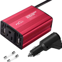 Maxpart 1000W Power Inverter Truck/RV Inverter 12V DC to 110V AC Converter with Dual AC Outlets 2.4A USB and Dual 12V Car Cigarette Lighter Modified Wave Inverter