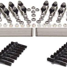 COMP Cams 1431-KIT Magnum Roller Rocker Arm Kit, Includes 1.6 Ratio Rocker Arm with 3/8" Studs, and Pushrods for Small Block Ford Applications Engine