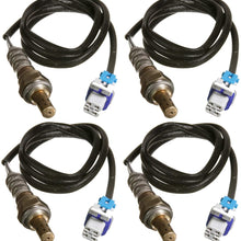 4Pcs Oxygen Sensor Upstream + Downstream O2 Sensor Premium 234-4407 for 2003 2004 2005 2006 Chevrolet GMC V8 4.8L