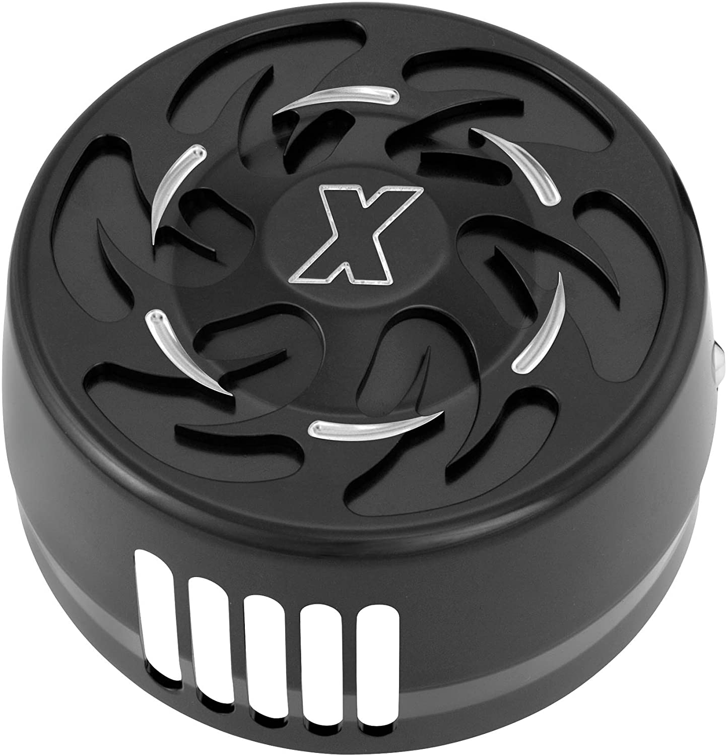 Xtreme Machine Reaper Horn Cover - Black Cut 0218-2002-XRP-BM