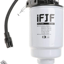 iFJF 12639277 Water in Fuel Indicator Sensor for Duramax 6.6L Chevrolet Silverado and GMC Sierra Engine 2001-2011 Truck Aftermarket 8 Side Design
