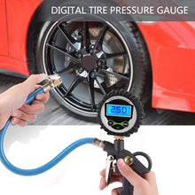 Digital Tire Pressure Gauge, Digital Tire Inflator with Pressure Gauge for Car Auto Motorcycle Bike Truck