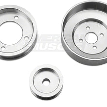 SR Performance Underdrive Pulleys - Polished - for Mustang 5.0L 1994-1995