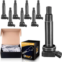 DWVO Ignition Coil Pack Compatible for Toyota 4Runner Tundra SequoiaLand Cruiser, Lexus GS430 SC430 LS430 GX470 LX470 LX570-4.3L 4.7L V8 - Set of 8
