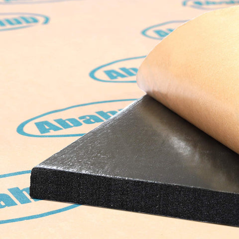 Abahub 394mil 16 sqft Car Hood Insulation Pad Auto Door Dampener Sound Deadener Deadening Mat