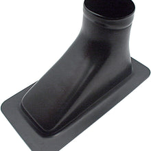 Allstar ALL42140 Black 5-1/2" x 8" Single Hole Centered Plastic Brake Cooling Duct