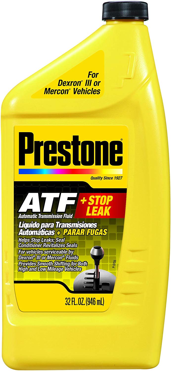 Prestone AS272-6PK Multi-Vehicle Automatic Transmission Fluid with Stop Leak - 32 oz, (Pack of 6)