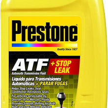 Prestone AS272-6PK Multi-Vehicle Automatic Transmission Fluid with Stop Leak - 32 oz, (Pack of 6)