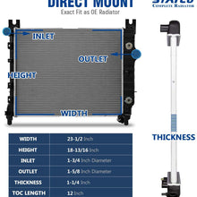 1Row Radiator CU2294 Compatible with Durango 4.7/5.9L 2000-2003