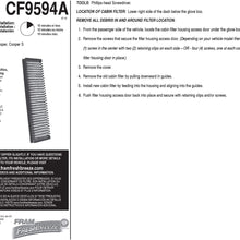 FRAM Fresh Breeze Cabin Air Filter Replacement for Car Passenger Compartment w/Arm and Hammer Baking Soda, Easy Install, CF8644A for Select Volkswagen and Audi Vehicles , white