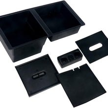 Center Console Organizer Tray - Replaces GM part 22817343 - Fits 2014-2019 Chevy Silverado 1500, 2500 HD, 3500 HD, Suburban, 3500 HD, Tahoe, GMC Sierra 1500, Limited, 2500, Yukon, XL - Full Tray