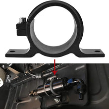 EVIL ENERGY 50mm car Oil/Fuel/Gas Pump Mounting Bracket Single Filter Clamp Cradle Black