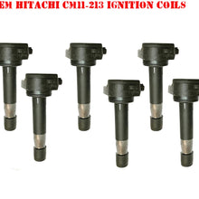 ADVANCE IGNITION New OEM Ignition Coils CM11-213 Set of 6PCS Compatible with Acura Honda 08-12 Accord Crosstour Odyssey RL TL TSX 3.5L 3.7L 2008 2009 2010 2011 2012